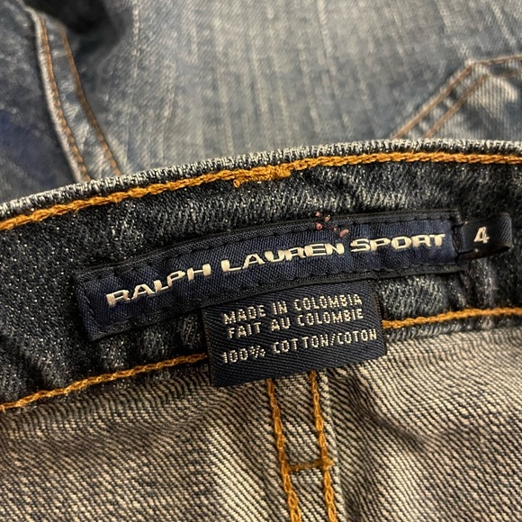 Ralph Lauren Blue Jean Shorts with Classic Denim Style - Picture 3 of 5